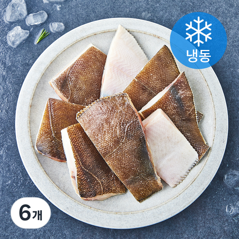고마워 미국산 가자미 절단 (냉동), 900g, 6개