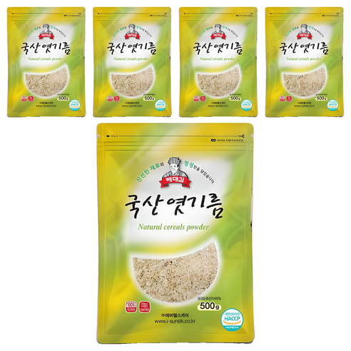 배대감 국산 엿기름, 500g, 5개