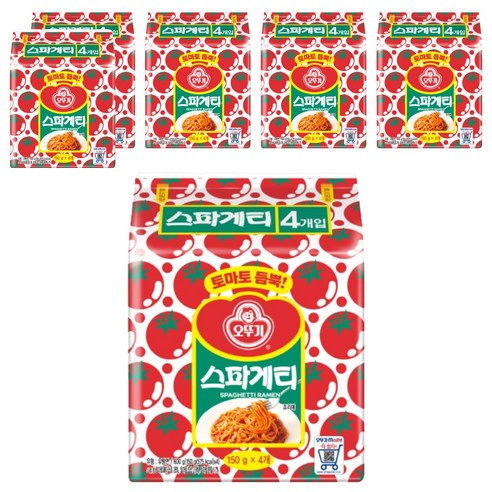 오뚜기 스파게티, 600g, 6개