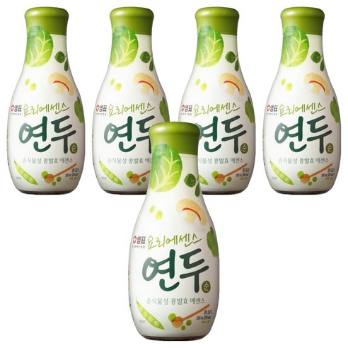 샘표 요리에센스 연두 순, 500ml, 5개
