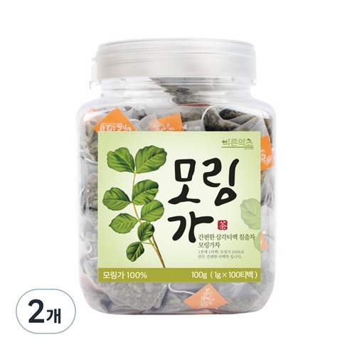 바른약초 모링가티백, 1g, 100개입, 2개