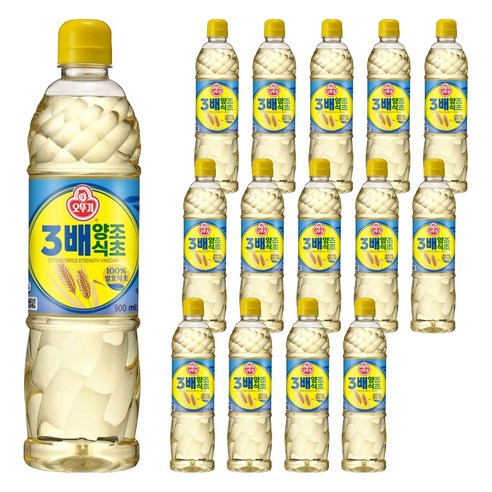 오뚜기 3배 양조식초, 15개, 900ml