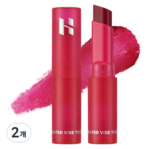 홀리카홀리카 워터 바이브 틴트, 01 후피, 2.5g, 2개