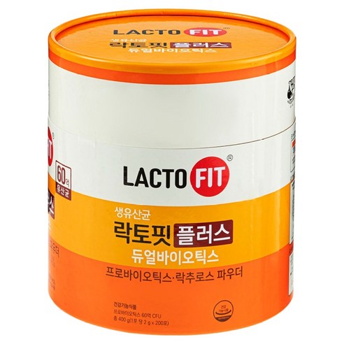 락토핏 플러스 듀얼바이오틱스 200p, 400g, 1개