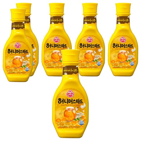 오뚜기 허니머스타드 소스, 265g, 6개