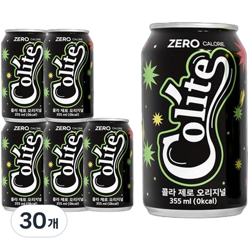 콜라이트 오리지널 제로, 355ml, 30개