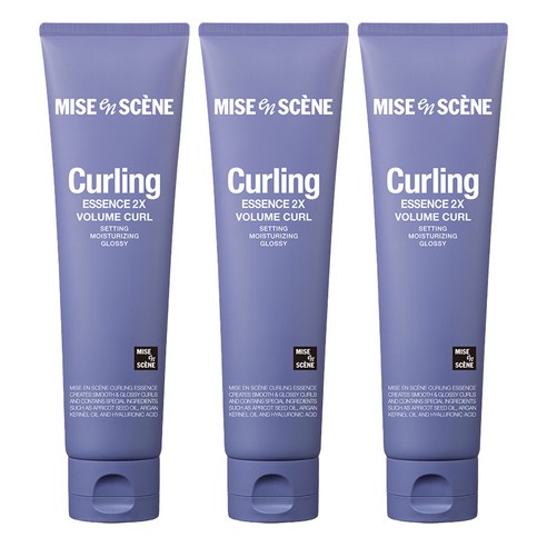 미쟝센 컬링 에센스 2X 볼륨 컬 크림, 150ml, 3개