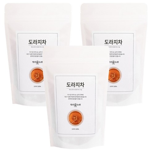 청년농원 저온가공 도라지차 삼각티백, 1g, 50개입, 3개