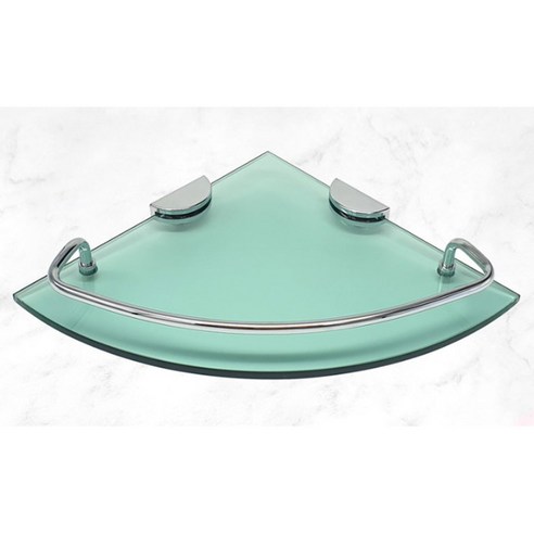견고함과 세련됨, 실용성을 모두 갖춘 완벽한 욕실 코너선반