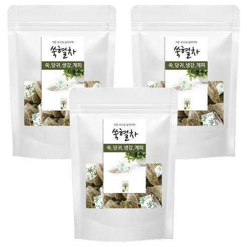 숲으로 쑥혈차 삼각티백, 1.2g, 100개입, 3개