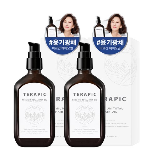 테라픽 프리미엄 토탈 헤어오일, 100ml, 2개