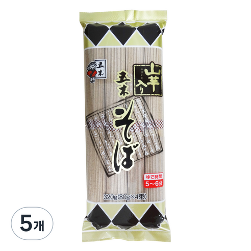 이츠키 참마 소바면, 320g, 5개