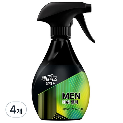 페브리즈 섬유탈취제 포맨, 370ml, 4개