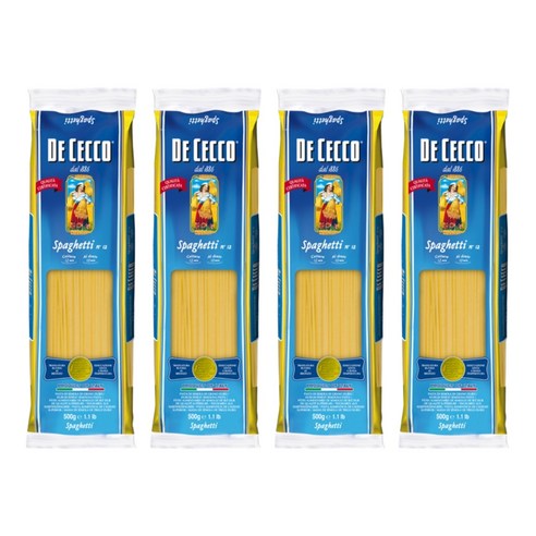 데체코 스파게티, 500g, 4개