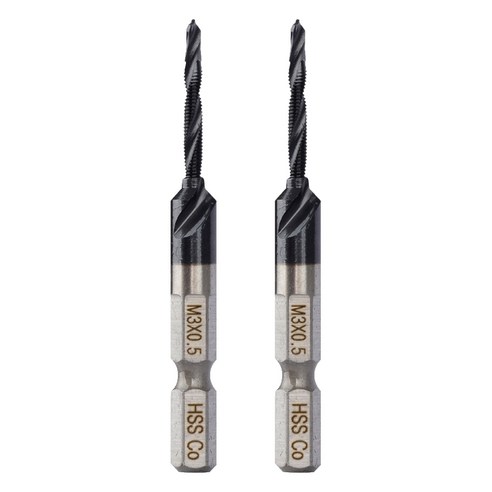 이엑스파워 드릴탭 M3 SUS EDT-03H, 2개