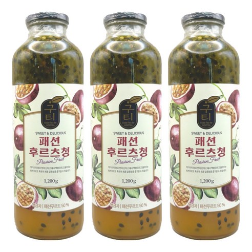 구티 패션후르츠청, 1.2kg, 3개