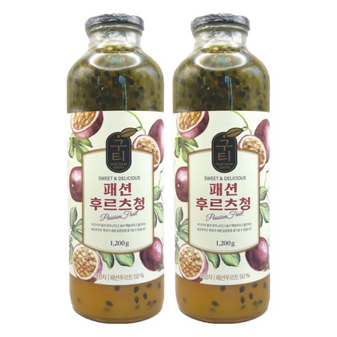 구티 패션후르츠청, 1.2kg, 2개