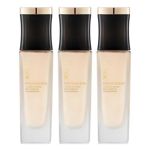이자녹스 커버 수프림 리치 에센스 파운데이션 40ml, 21호, 3개