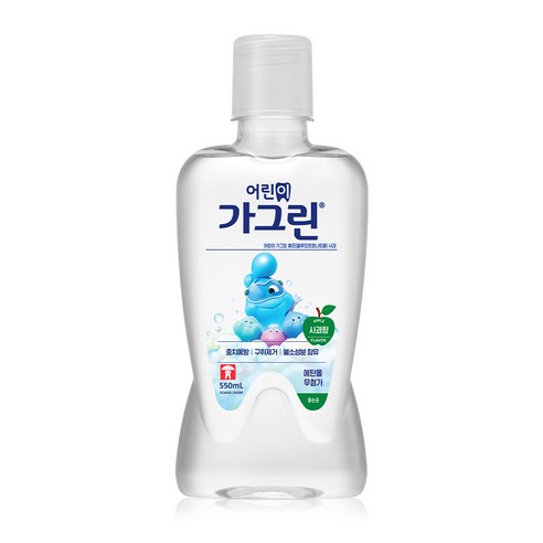 동아제약 어린이용 가그린 사과향, 550ml, 6개