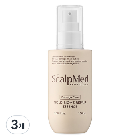 스칼프메드 골드바이옴 단백질 헤어 에센스, 100ml, 3개