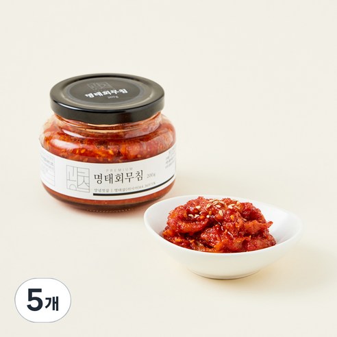 광천수산 명태 회 양념 무침, 200g, 5개