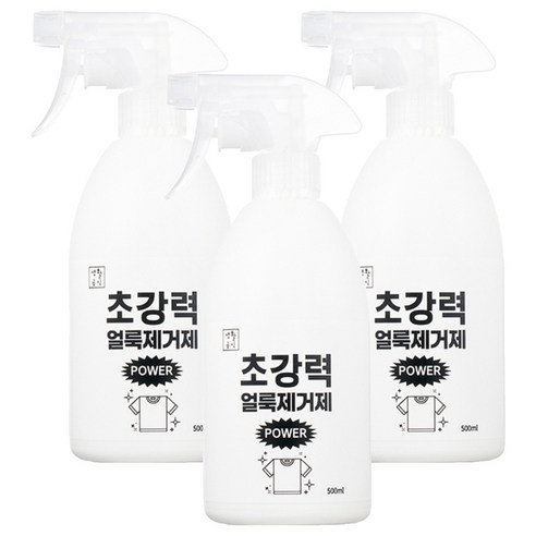생활공식 초강력 파워 얼룩제거제, 500ml, 3개