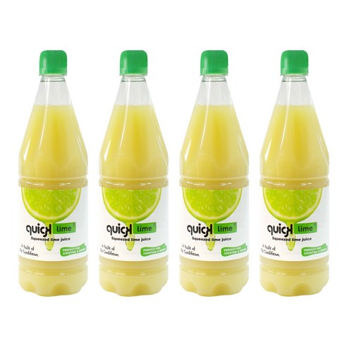 퀵라임 퀵 스퀴즈드 라임즙, 1L, 4개
