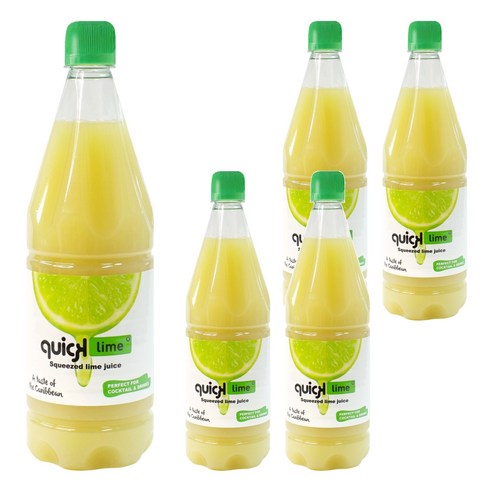 퀵라임 퀵 스퀴즈드 라임즙, 1L, 5개