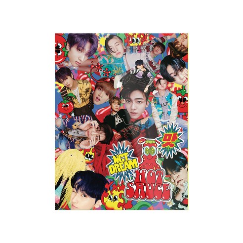 NCT DREAM - Hot Sauce Photo Book Ver. 정규1집 앨범 버전 랜덤발송, 1CD