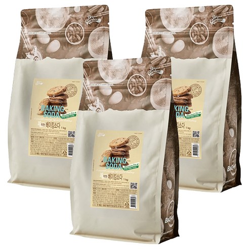 브레드가든 베이킹 소다, 1kg, 3개