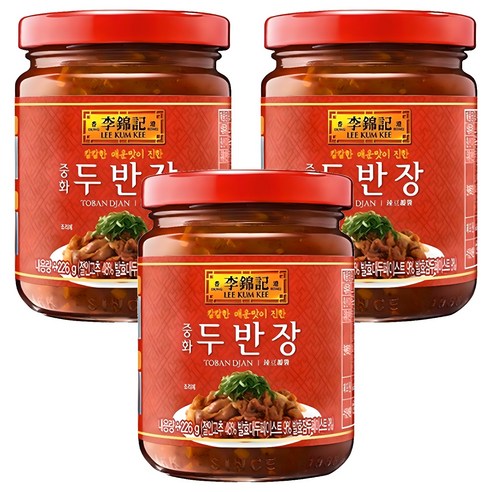 오뚜기 이금기 중화 두반장소스, 226g, 3개
