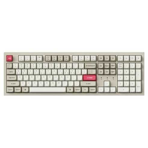 키크론 K10 MAX 유무선 풀배열 키보드, 레트로, K10M-L6, 저소음 적축