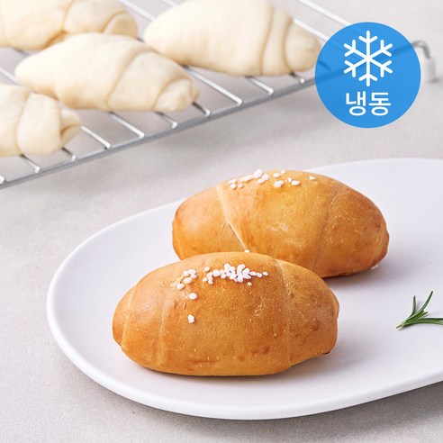 베이켓 유니온트리 통버터 크랙 알프스 소금빵 생지 4개입 (냉동), 2개, 280g