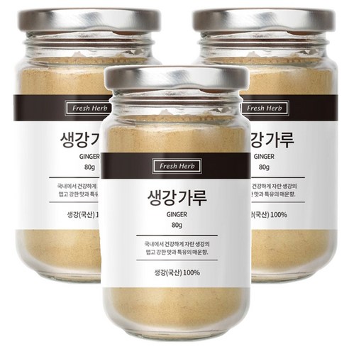 신선약초 생강가루, 80g, 3개