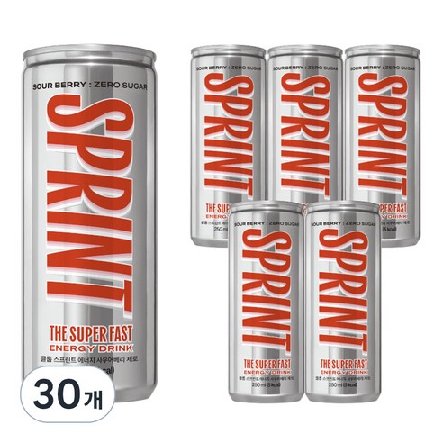 클룹 스프린트 에너지 사우어베리 제로, 30개, 250ml