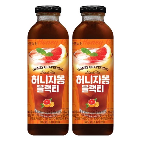 다농원 허니자몽 블랙티, 600g, 1개입, 2개