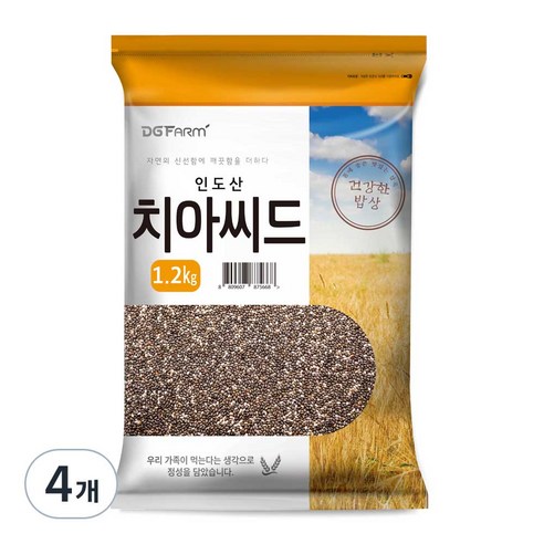 대구농산 치아씨드, 1.2kg, 4개
