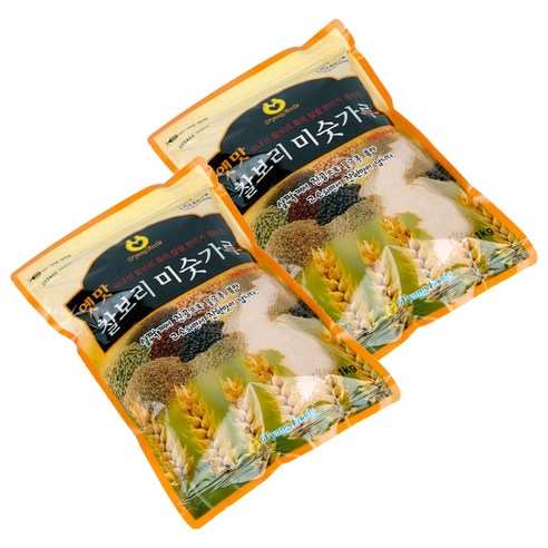 오양식품 옛맛 찰보리 미숫가루, 1kg, 2개