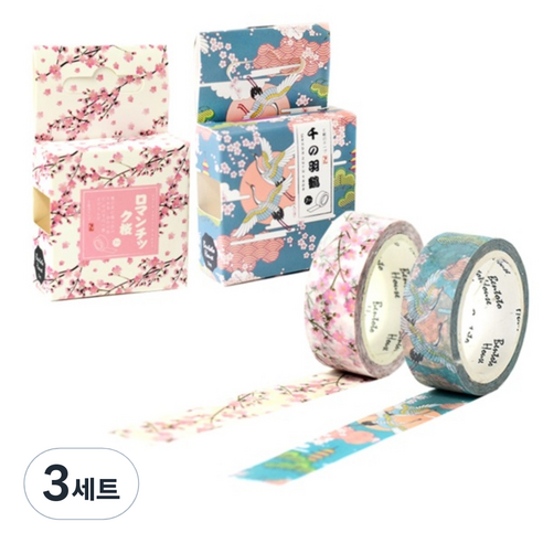 라이프포인트 마스킹 테이프 세트, S1015, S1021, 3세트