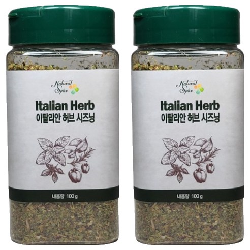 내츄럴스파이스 이탈리안 허브 시즈닝, 100g, 2개