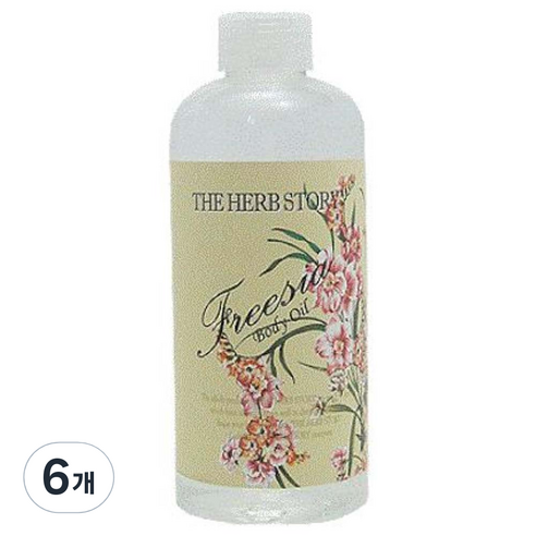 더허브스토리 바디오일 후리지아, 300ml, 6개
