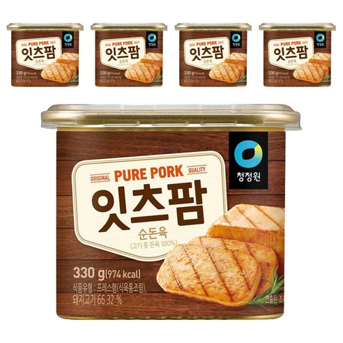대상 청정원 잇츠팜, 330g, 5개