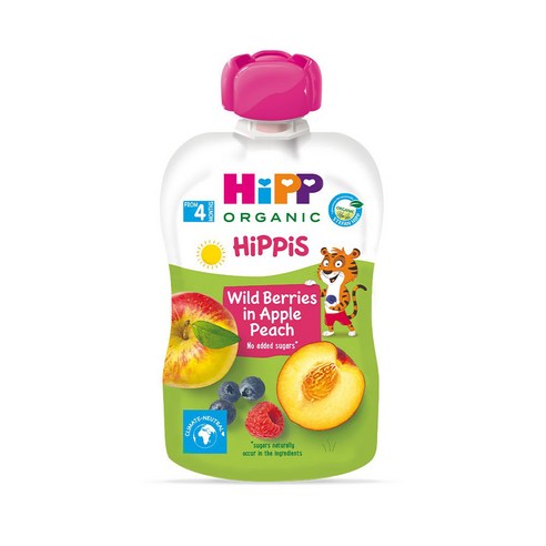 힙 와일드베리 인 애플피치 이유식, 와일드베리 + 애플 + 피치 혼합맛, 100g, 1개