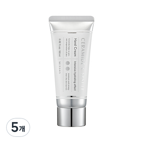 미샤 세라마이드 캡슐 핸드크림, 60ml, 5개