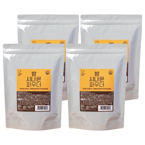 스위트컵 밤 시나몬 파우더, 1kg, 4개, 1개입
