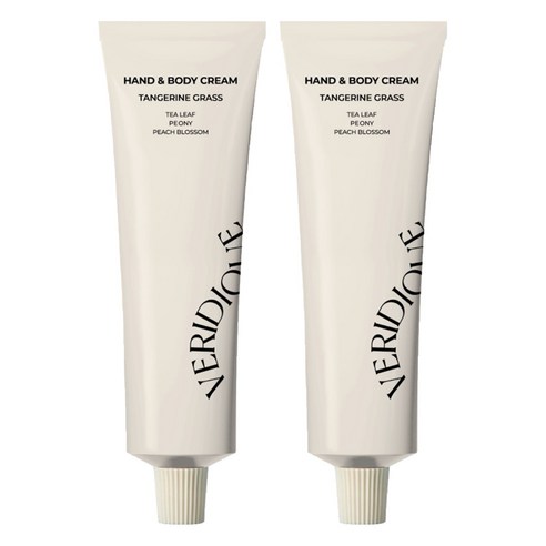 베리디크 핸드 앤 바디크림 탠저린 그라스, 2개, 50ml