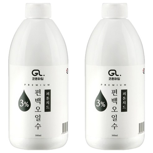 코튼하임 피톤치드 3% 편백오일수 리필, 2개, 500ml