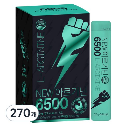 라이프힐 NEW 아르기닌 6500, 20g, 270개