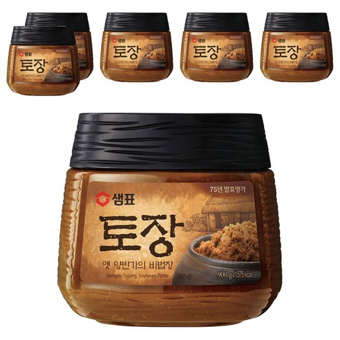 샘표 시골집토장, 900g, 6개