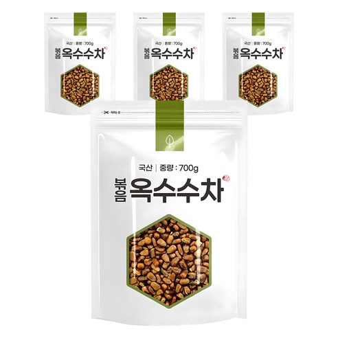 자연초 볶음옥수수차, 700g, 1개입, 4개